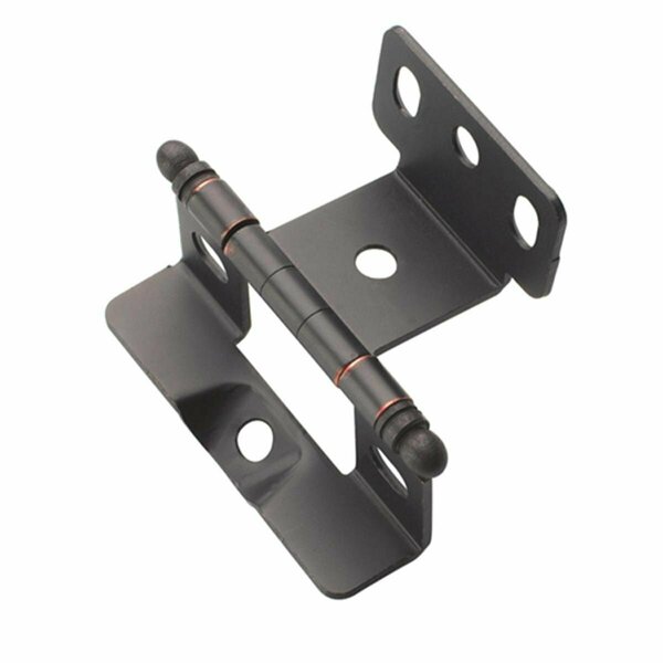 Hd Amerock Full Inset Full Wrap Free Swinging Ball Tip Hinge For 0.75 in. Doors- Oil Rubbed Bronze A03175TB ORB PK